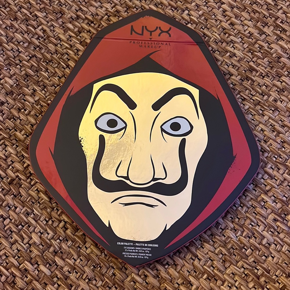 NEW NYX casa de papel makeup palette